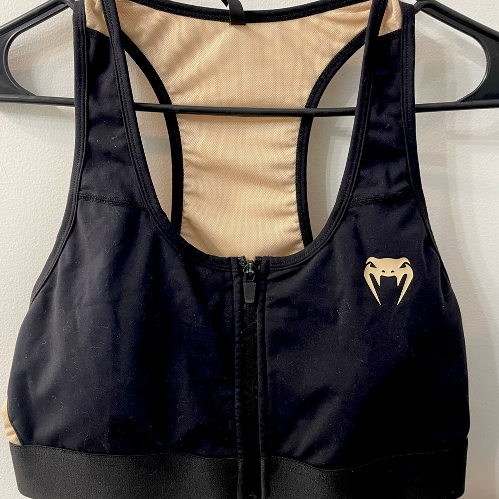 Venum Moto Sport Bras - Black/Sand XXLarge